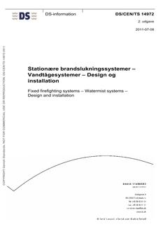 DANSK DS/CEN/TS 14972