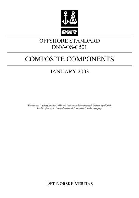 DNV DNV-OS-C501