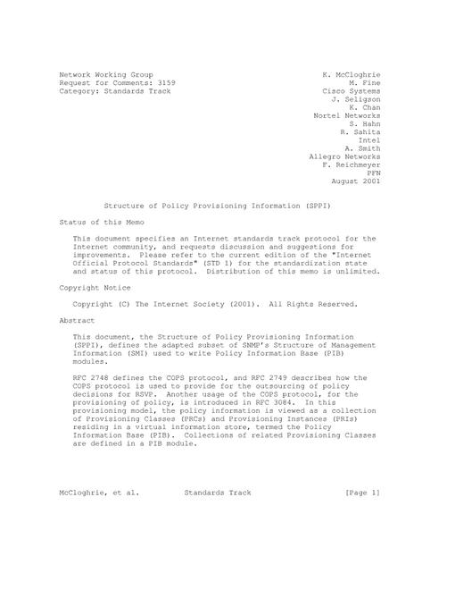IETF RFC 3159