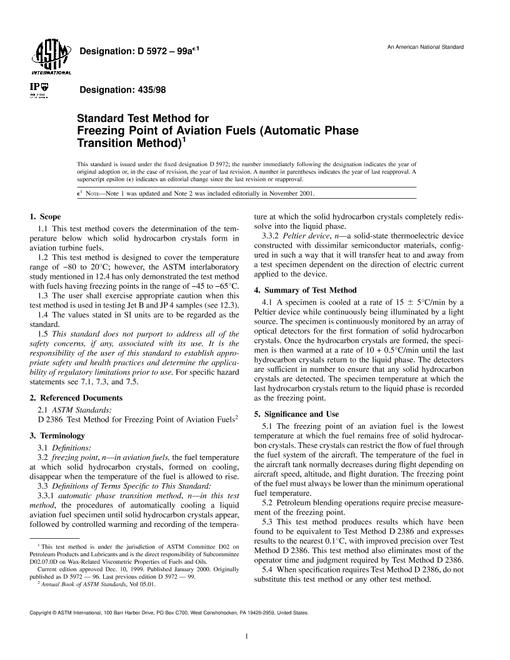 ASTM D5972-99ae1