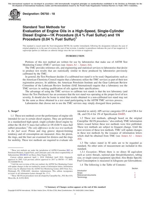ASTM D6750-18
