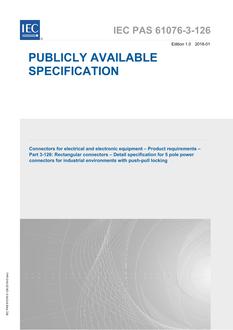 IEC/PAS 61076-3-126 Ed. 1.0 en:2018