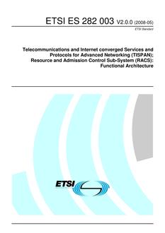 ETSI ES 282 003