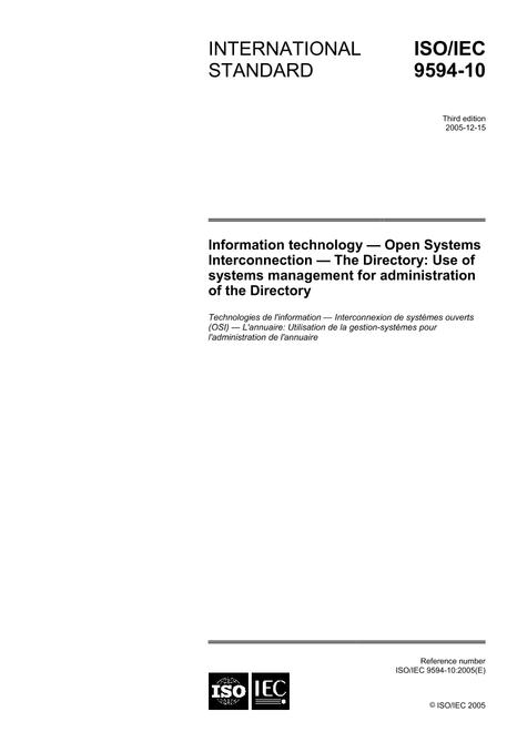 ISO/IEC 9594-10:2005