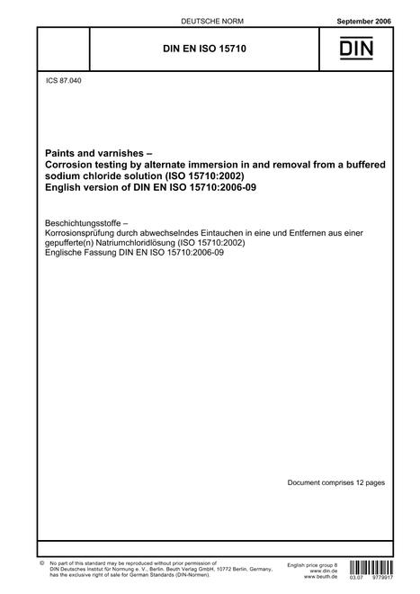 DIN EN ISO 15710