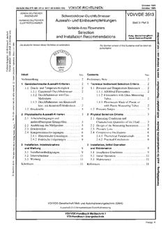 VDI VDI/VDE 3513 BLATT 3