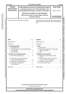 VDI VDI 2700 BLATT 17