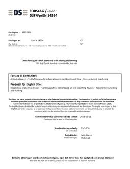 DANSK DSF/FPREN 14594