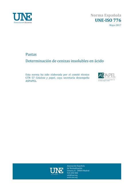 AENOR UNE-ISO 776