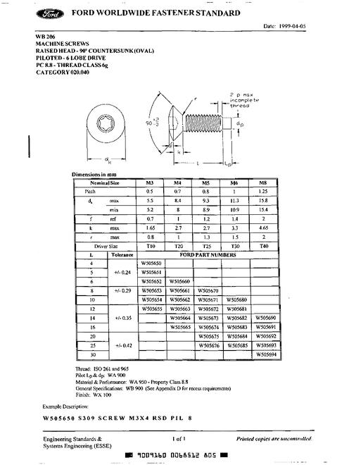 FORD WB206