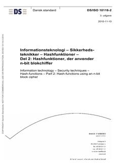 DANSK DS/ISO 10118-2