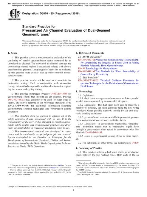ASTM D5820-95(2018)