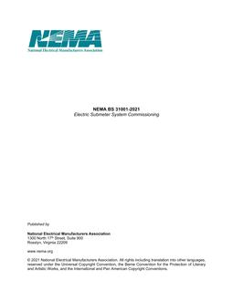 NEMA BS 31001-2021