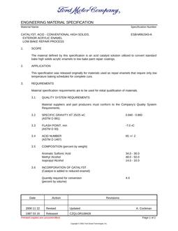 FORD ESB-M99J343-A