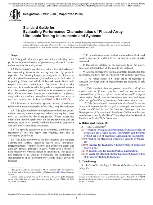 ASTM E2491-13(2018)