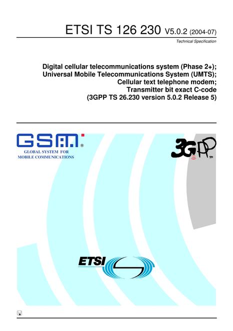 ETSI TS 126 230