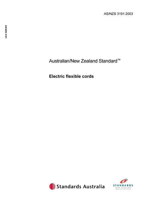 AS/NZS 3191:2003