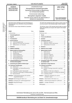 VDI VDI 3782 BLATT 1