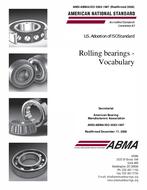 ABMA/ISO 5593:1997 (S2013)