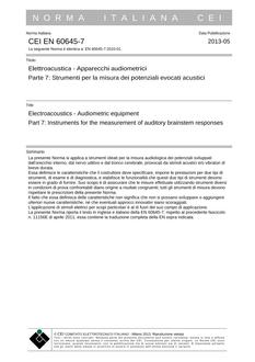CEI EN 60645-7