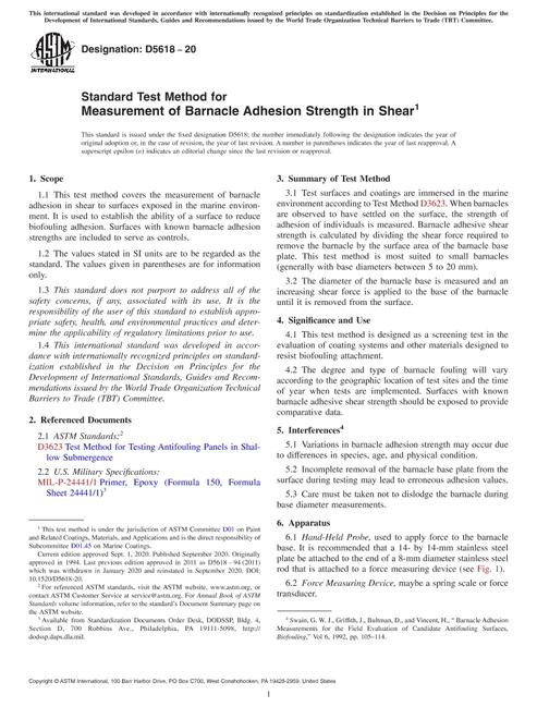 ASTM D5618-20