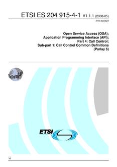 ETSI ES 204 915-4-1