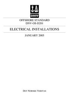 DNV DNV-OS-D201
