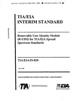 TIA TIA/EIA/IS-820