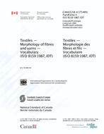 CAN/CGSB 4.175-M91 Part/Partie 4 ISO 8159:1987, IDT (R2013)