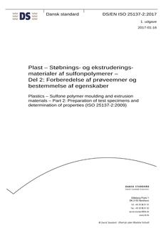 DANSK DS/EN ISO 25137-2