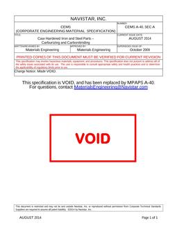 INTERN CEMS A-40 SEC A