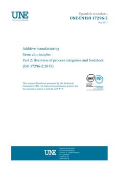 AENOR UNE-EN ISO 17296-2