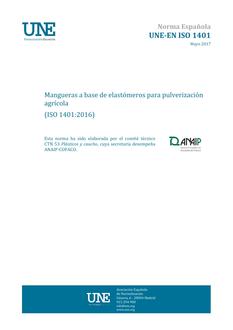 AENOR UNE-EN ISO 1401
