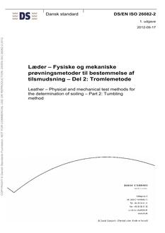DANSK DS/EN ISO 26082-2
