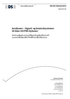 DANSK DS/EN 50668