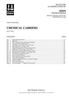 DNV DNV-RU-SHIPS PART 5 CHAPTER 4