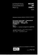 ISO/IEC ISP 12060-1:1995