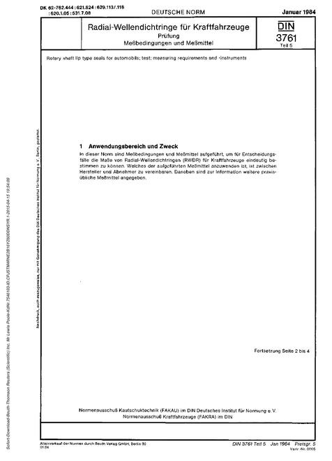 DIN 3761-5