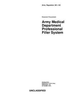 ARMY AR 601-142