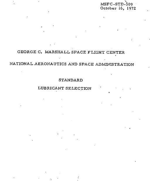 NASA MSFC-STD-509