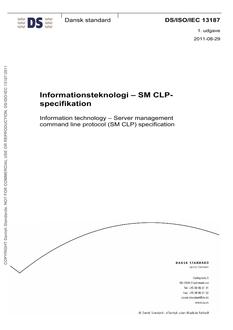DANSK DS/ISO/IEC 13187