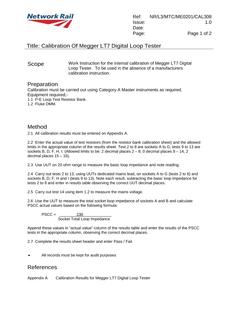 NR NR/L3/MTC/ME0201/CAL308 ISSUE 1