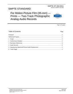 SMPTE ST 203