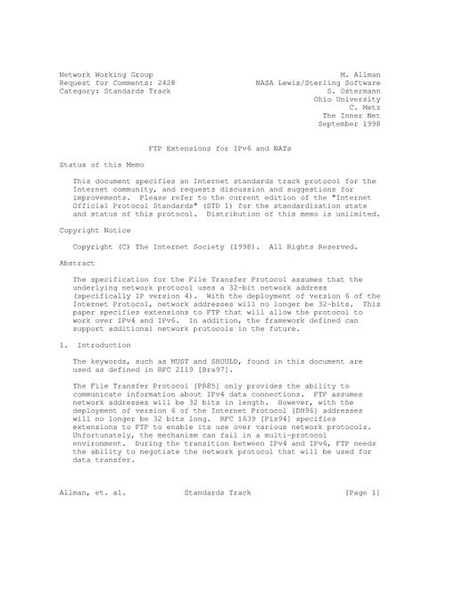 IETF RFC 2428