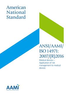AAMI/ISO 14971:2007/(R)2016