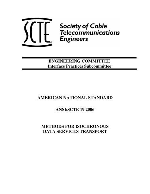 SCTE 19 2006