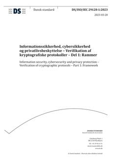 DANSK DS/ISO/IEC 29128-1