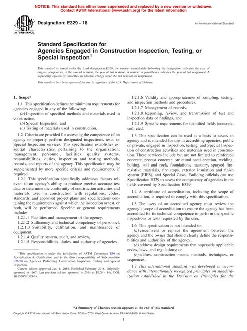 ASTM E329-18