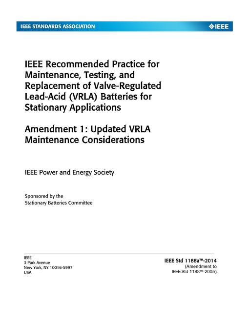 IEEE 1188a-2014