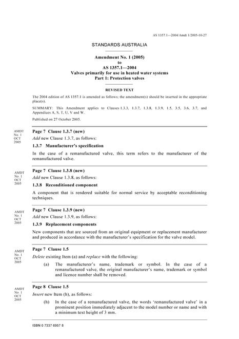 AS 1357.1-2004 AMDT 1